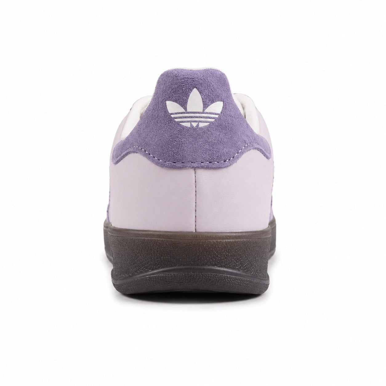 Adidas Gazelle Bold x Kith lavanda detalle talón lila gum oscuro