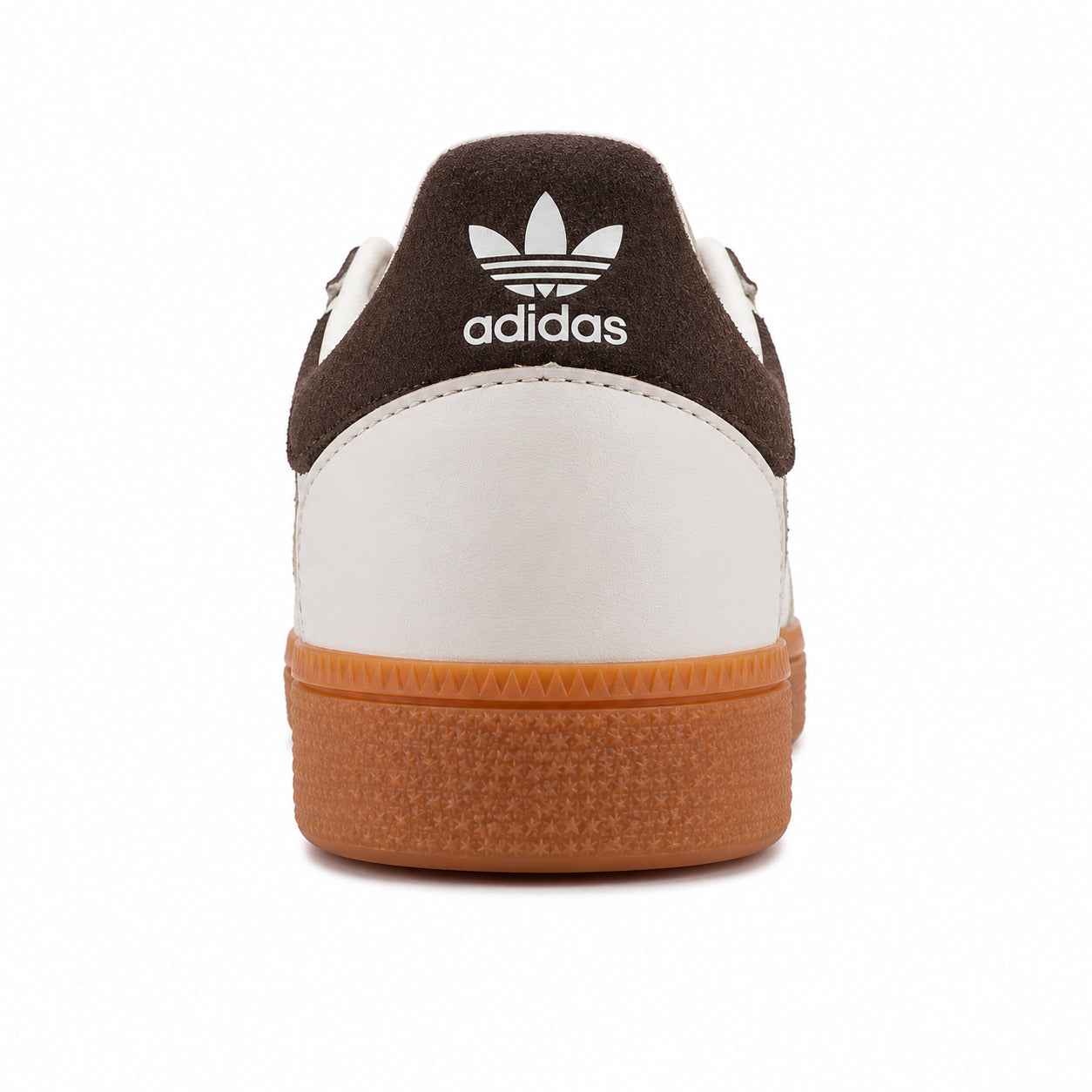 Adidas Handball Spezial crema marrón oscuro detalle contrafuerte trasero ante
