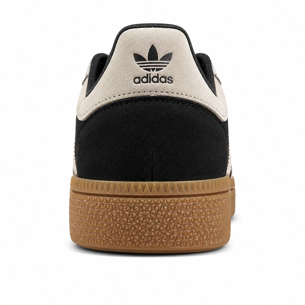 Adidas Handball Spezial negro crema detalle talón suela goma