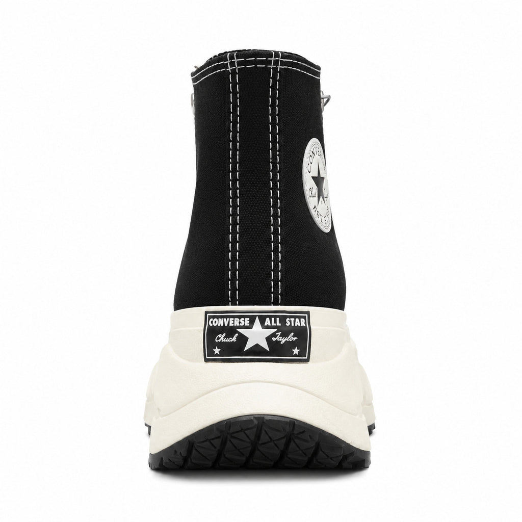 Converse Chuck 70 AT-CX Hi negro crudo detalle talón plataforma