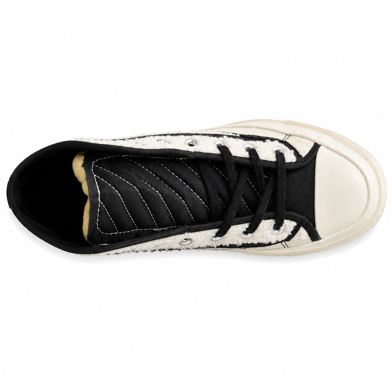 Chuck 70 HI Sherpa Blanco / Negro / Crudo