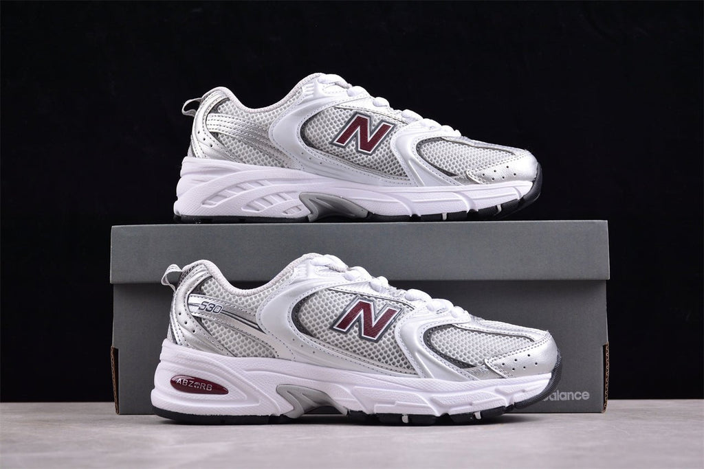 Essenza Rosa NB 530 Silver / Burgundy | zapatillas Essenza Rosa