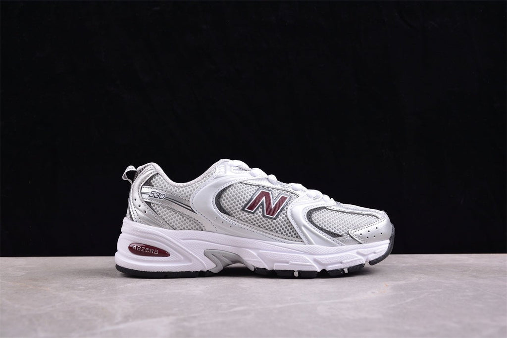 Essenza Rosa NB 530 Silver / Burgundy | zapatillas Essenza Rosa