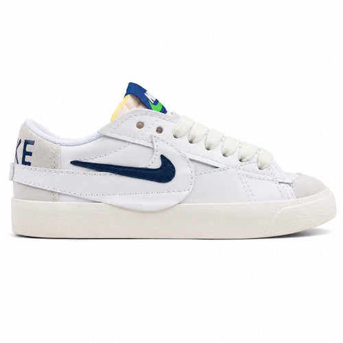 Nike Blazer Low 77 blanco azul marino lateral derecha