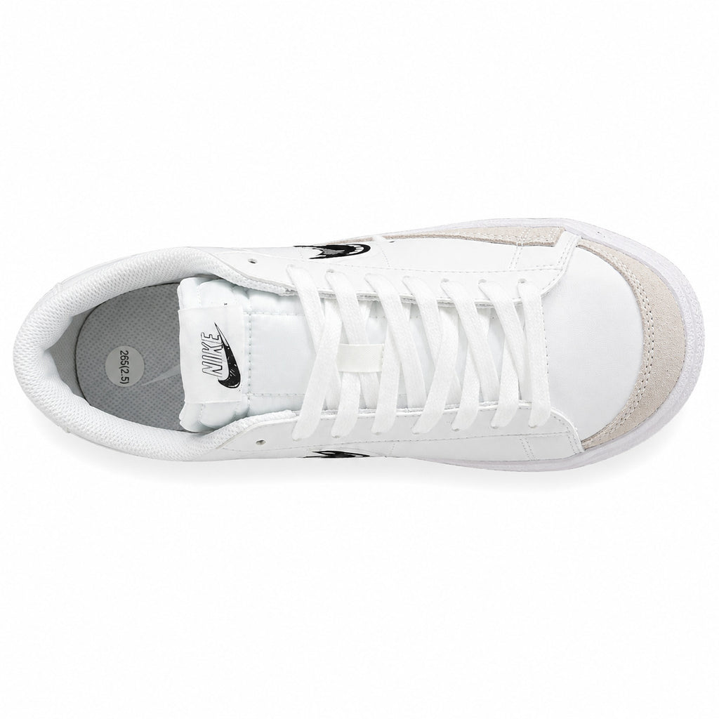 Nike Blazer Low 77 blanco negro vista superior