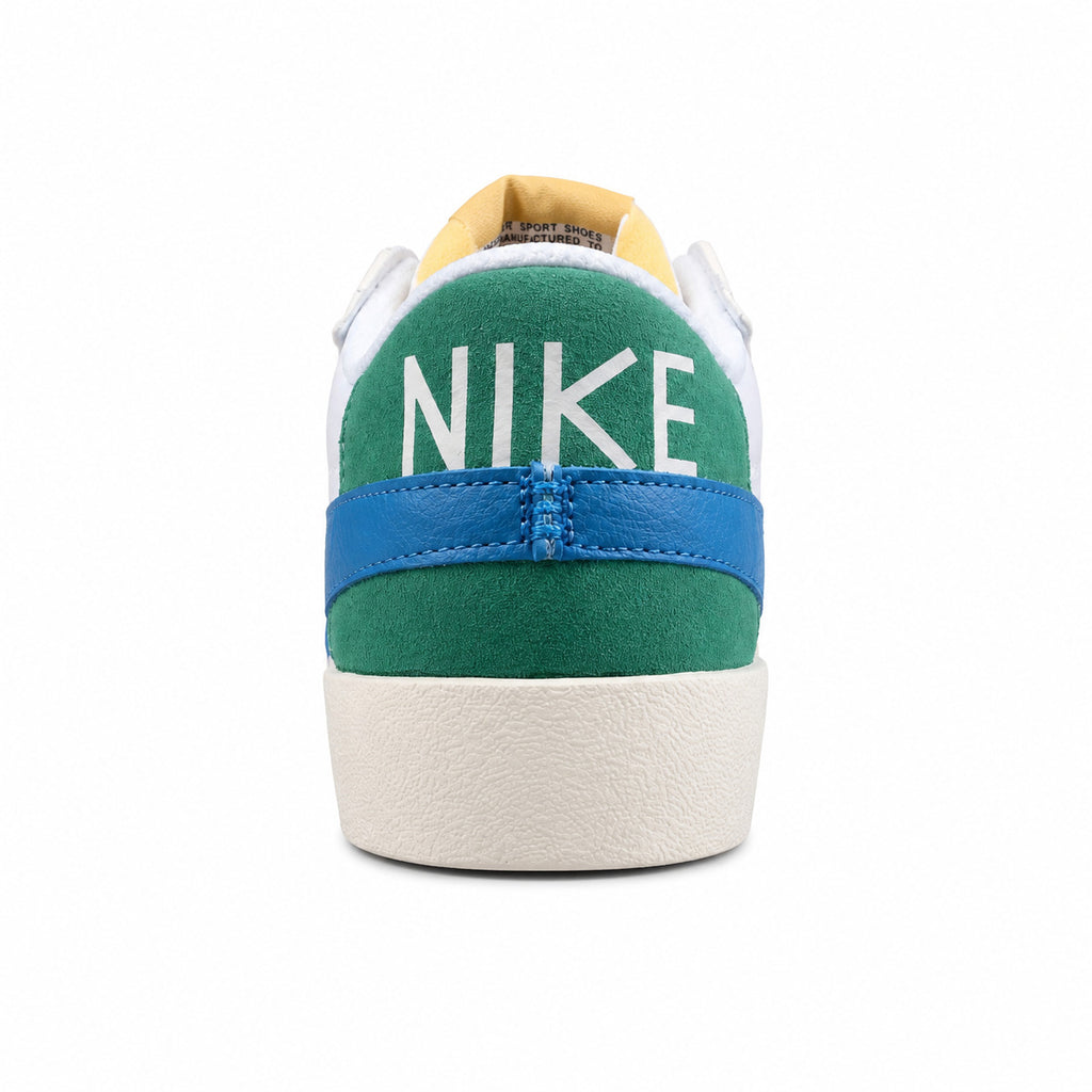 Nike Blazer Low 77 verde azul detalle talón Nike