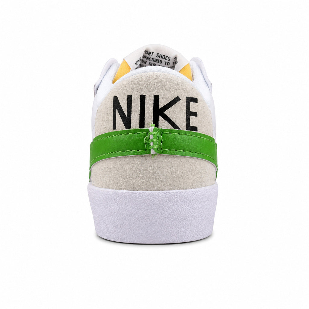 Nike Blazer Low 77 blanco verde detalle talón Nike