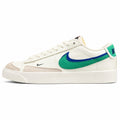 Nike Blazer Low 77 crema verde azul marino lateral izquierda