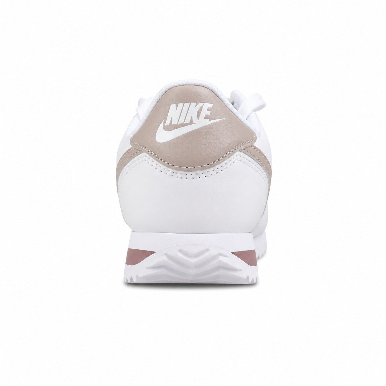 Nike Cortez blanco topo detalle talón
