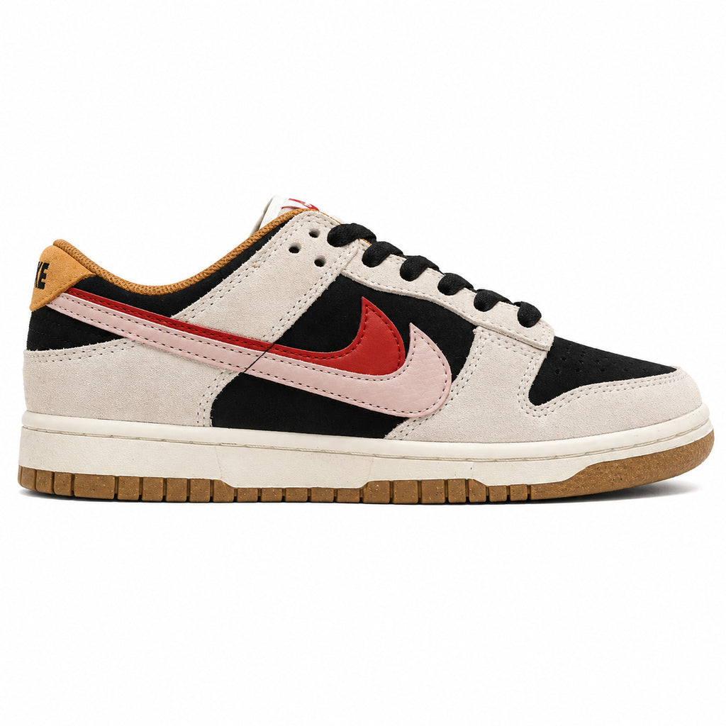 Nike Dunk Low 85 ante gris negro rojo lateral derecha