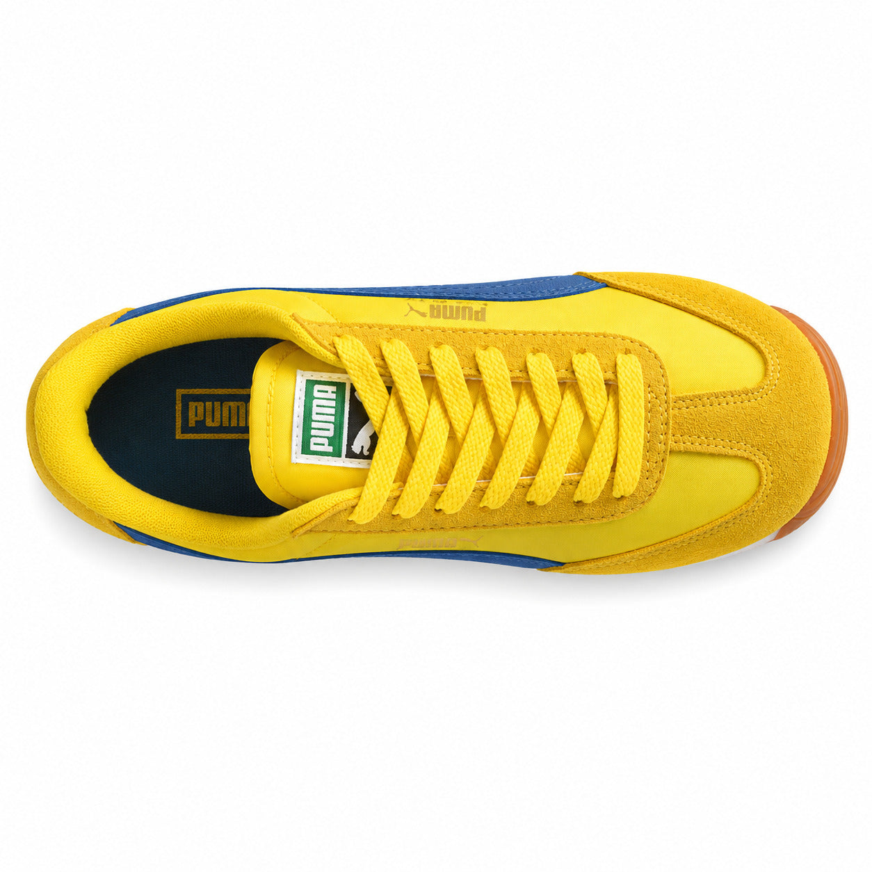 Puma Easy Rider Vintage amarillo azul vista superior