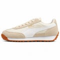 Puma Easy Rider Vintage crema blanco ante lateral izquierda