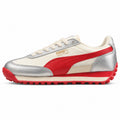 Puma Easy Rider Vintage crema rojo plateado lateral izquierda