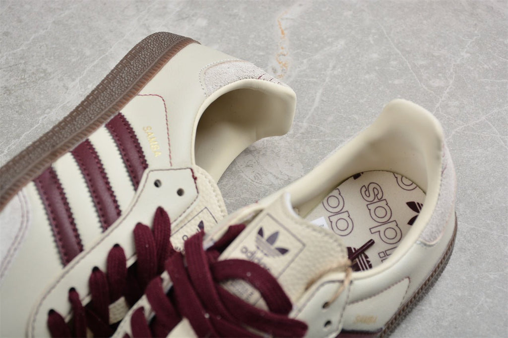 Fabrika Supply Samba OG Wonder White / Maroon | zapatillas Fabrika Supply
