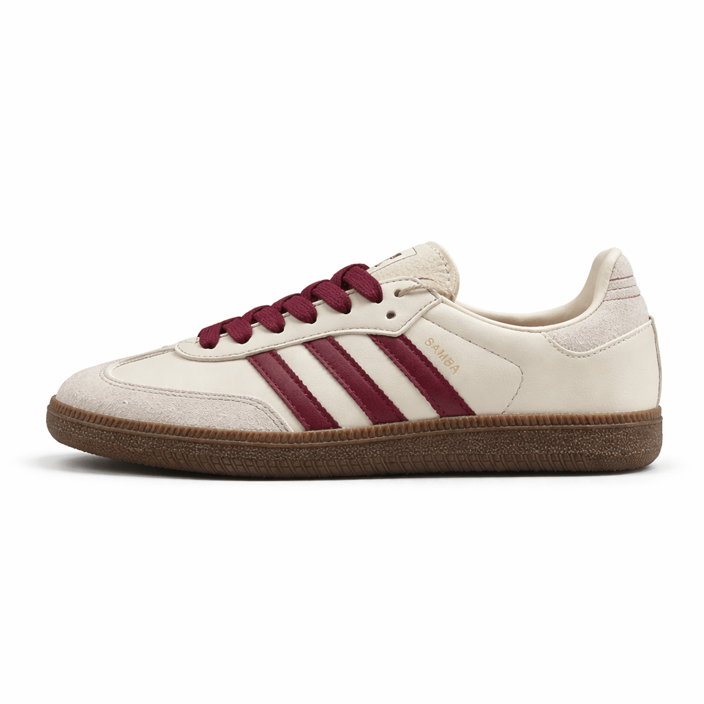 Fabrika Supply Samba OG Wonder White / Maroon | zapatillas Fabrika Supply