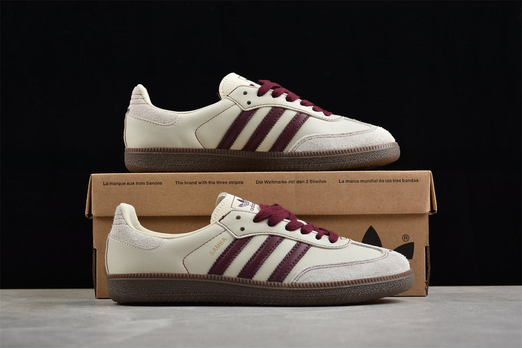 Fabrika Supply Samba OG Wonder White / Maroon | zapatillas Fabrika Supply