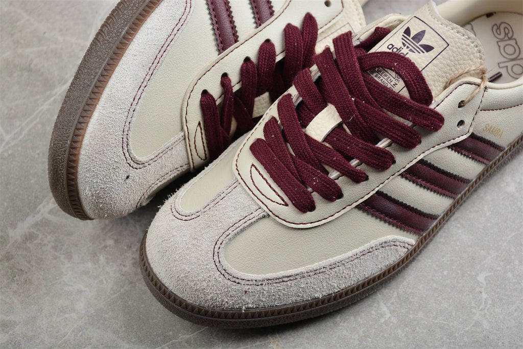 Fabrika Supply Samba OG Wonder White / Maroon | zapatillas Fabrika Supply